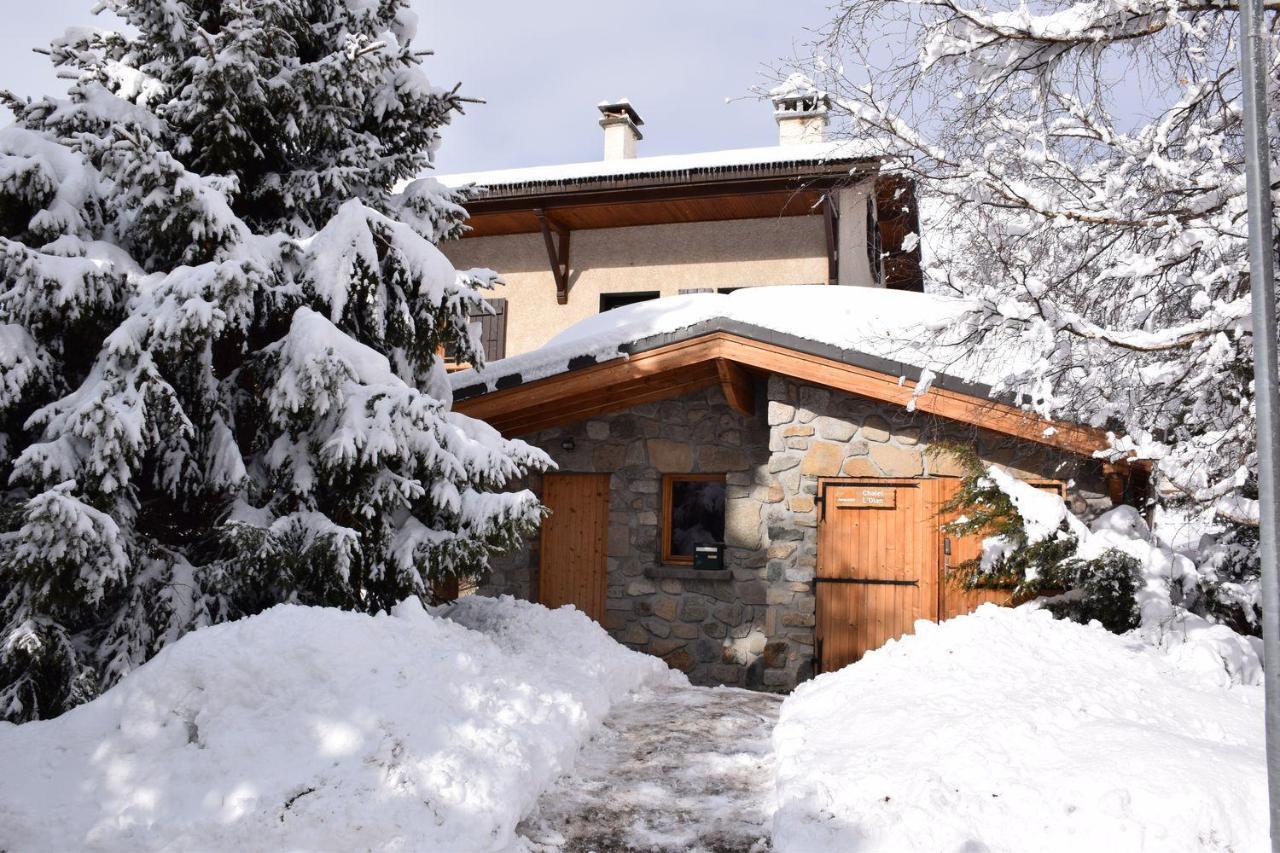 Chalet L Olan 15P Emplacement Exceptionnel Grand Terrain Ле дез Альп Экстерьер фото